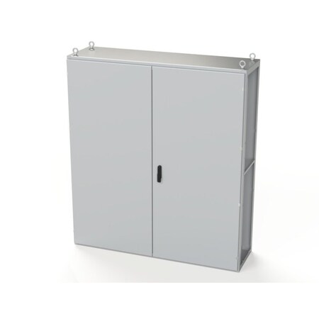 Saginaw Control & Engineering 3 Point Latch with Padlock Swing Handle Electrical Enclosures, 70.87 in H, 18 in D, 62.99 in W SCE-T181605LG